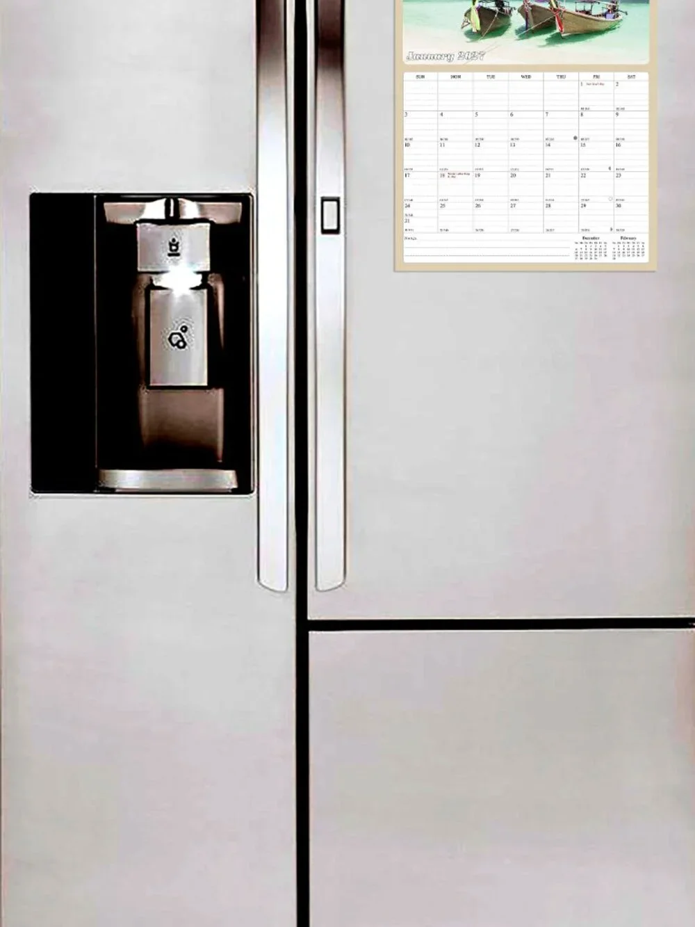 2027 Calendar Magnetic Peel & Stick 12 Months 8.5